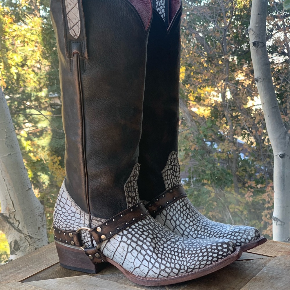 🦅 Freebird~Lusitano~White Croc 🦅